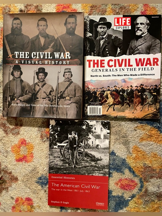 Vintage Other - Civil War History book 3 Books Military Uniform PHOTO Rebel South North uniforms